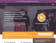 Tablet Screenshot of makestorming.com